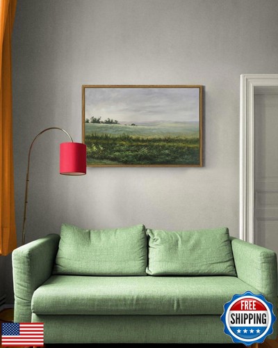 SHENIFY Landscape Framed Canvas Wall Art 16x24in Large Vintage Classical The - Picture 2 of 5