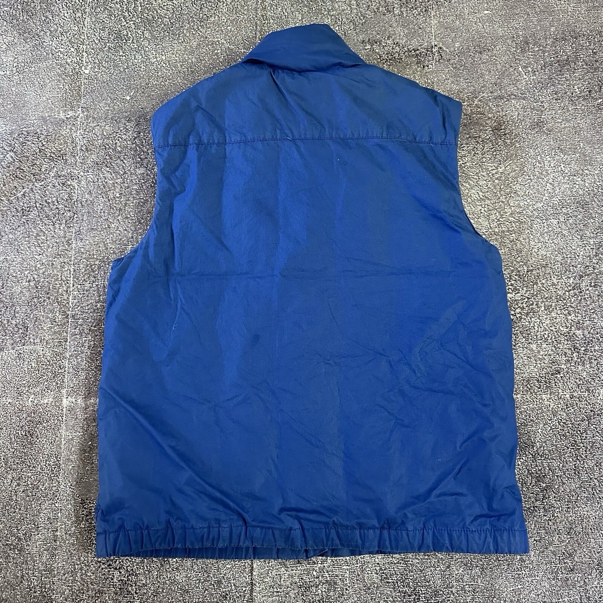 Men's Vintage 90s Eddie Bauer USA Blue Goose Down Zip Up Puffer