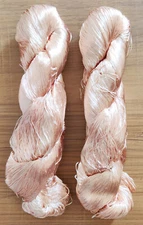 Reel Silk Fabric 230gm Woven Sari 2 Thread Yarn Lace Skeins Knitting Work