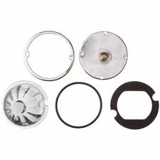 Flush Mount Watermelon Light Kit W/ Clear Glass Lens