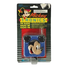 Vintage Mickey Tronics FM Radio 