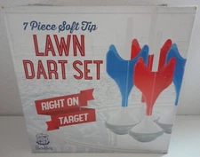 7 Piece Soft Tip LAWN DART SET New in Box Wembley 2018