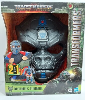 Transformers Optimus Primal 2 In 1 Rise Of The Beast Hasbro Mask Figure NIB