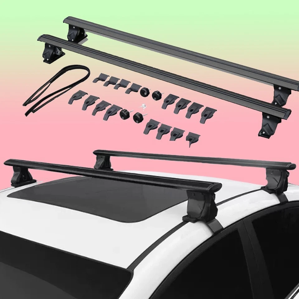 2 PIEZAS para Hyundai IONIQ 6 portaequipajes de techo bloqueables techo sedán Foto 2 de 4