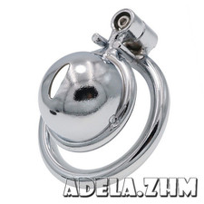 New Stainless Steel Male Chastity Device Super Small Cage Men Metal Lock Belt