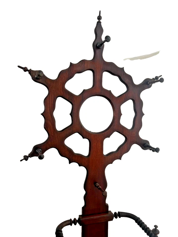 Викторианская подставка-зонтик в форме звездообразования круглое зеркало железная капельница - Изображение 2 из 4