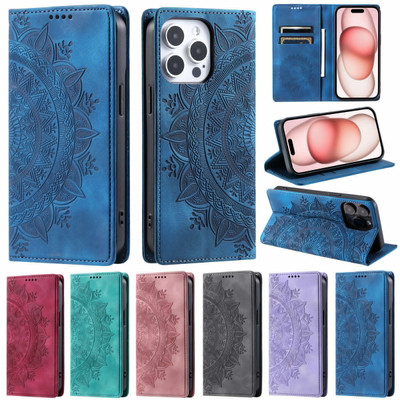 Handy Hülle für Apple iPhone Magnet Case Schutz Tasche Flip Wallet Book Etui