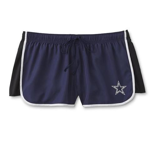 Dallas Cowboys NFL Women's Authentic Apparel Team Logo Running Shorts Large NWT - Picture 1 of 5