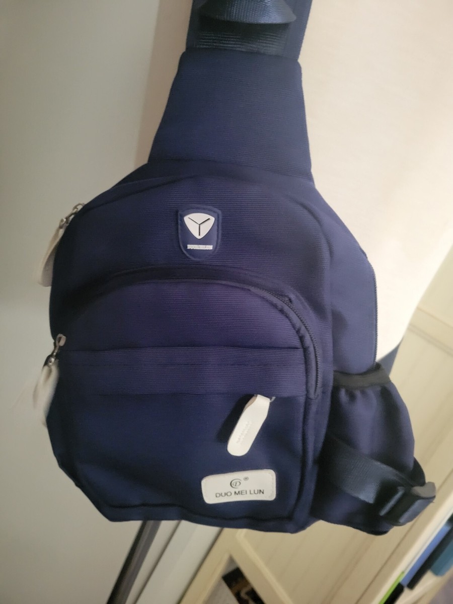 Duo Mei Lun Unisex Royal Blue Crossbody Sling Bag