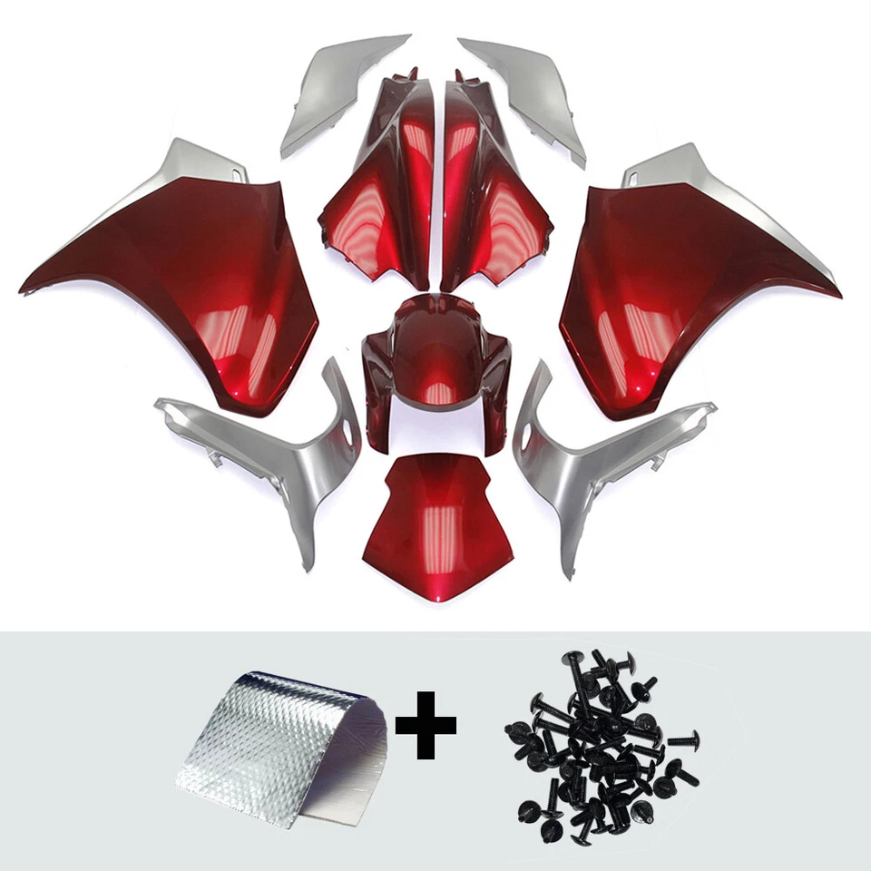 Injection Fairing Kit For 2010-2013 Honda VFR1200 VFR 1200 ABS Plastic Bodywork Foto 3 de 4