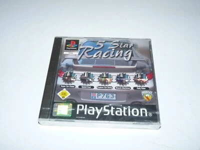 jeu video playstation 1 5 star racing / neuf sous blister / version allemande - Photo 1/4