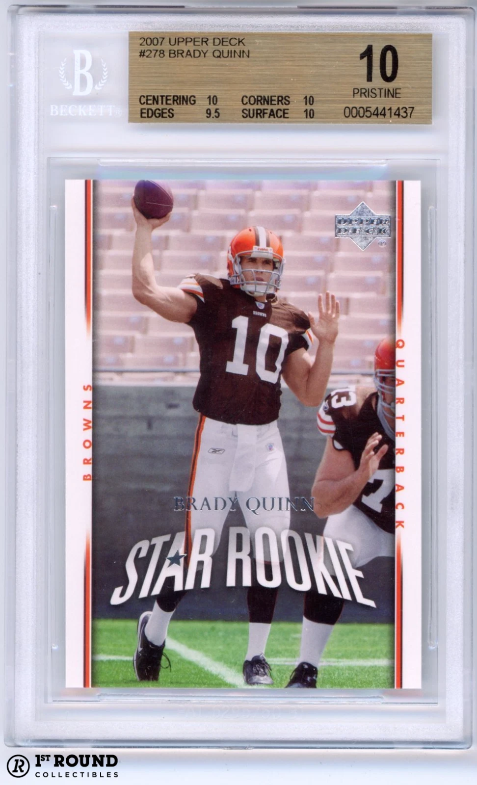 Brady Quinn Upper Deck #278 Base