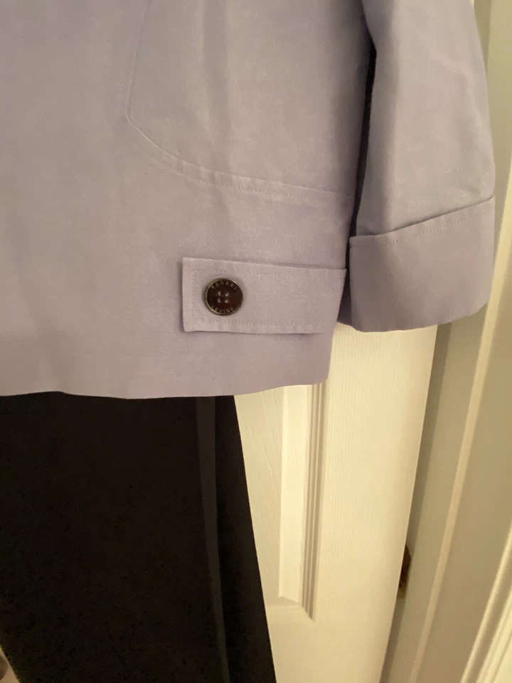TRAJE PANTALÓN TAHARI ARTHUR S. LEVINE TALLA 6 Lavanda Púrpura Negro Foto 4 de 4