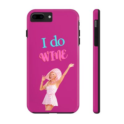 Barbie Margot Robbie Tough iPhone Case I do Beach wine