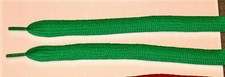 FAT LACES FOR ROLLER SKATES OR INLINES GREEN 81 INCH THICK LACES 19MM WIDE