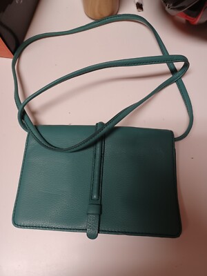 Fossil Erin  Aqua  pebbled leather/crossbody/shoulder Bag