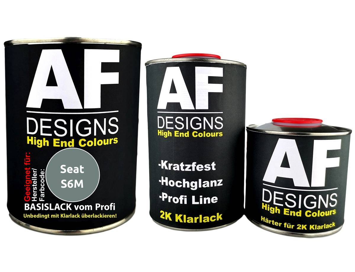 Pintura de coche 2,5L para Seat S6M Verde Aqua Metallic endurecedor de barniz transparente