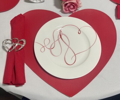 Mikasa Love Story Salad Plates Set Of (NEW)