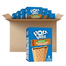 Pop-Tarts Toaster Pastries, Breakfast Food and Kids Snacks, Unfrosted Brown S...