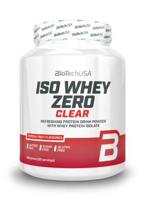 (53,80 EUR / KG) Biotech USA Iso Whey Zero Clear - 500g Dose klares Eiweiss