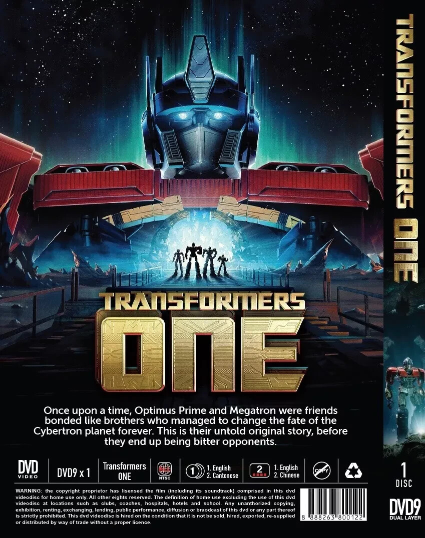 DVD Anime Transformers One (2024) English Dubbed All Region | eBay
