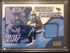 2021 SCORE FOOTBALL COREY DAVIS FRESHMAN FLASHBACKS #FF30 * TITANS * JETS *OFFER