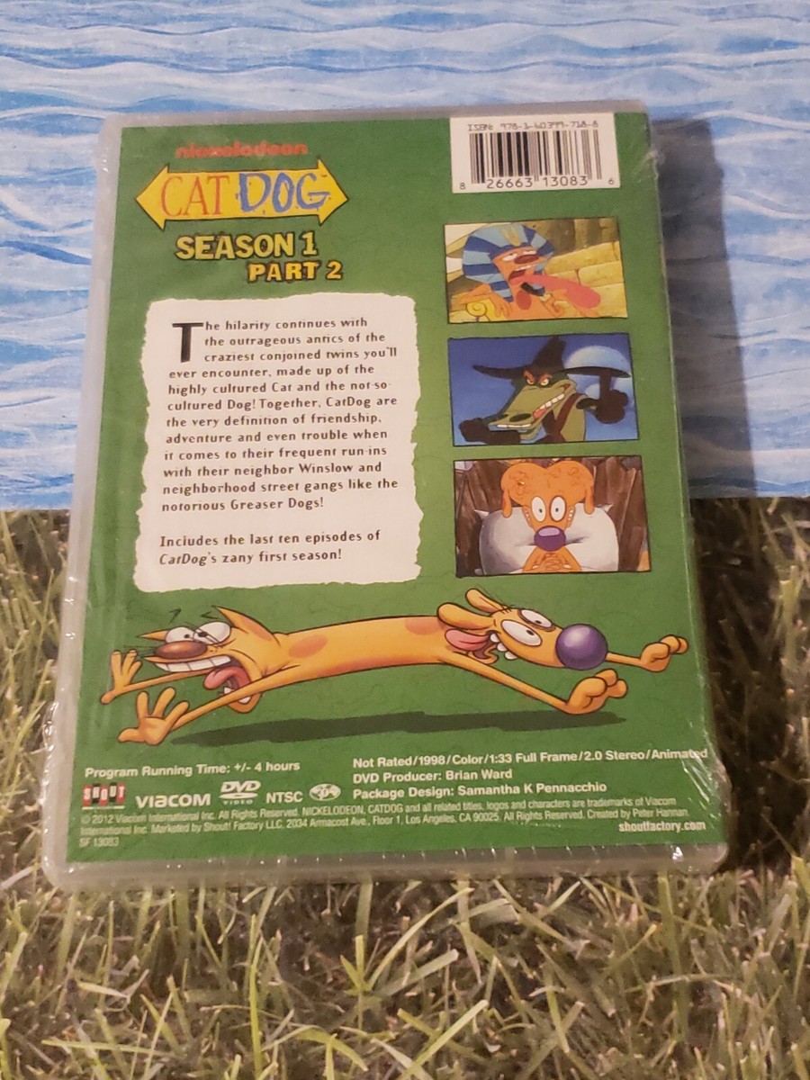 CAT DOG - SEASON 1 - PART 2 - DVD 2 DISC SET - SEALECD