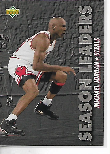 1993-94 Upper Deck Michael Jordan Steals Season Leaders Card