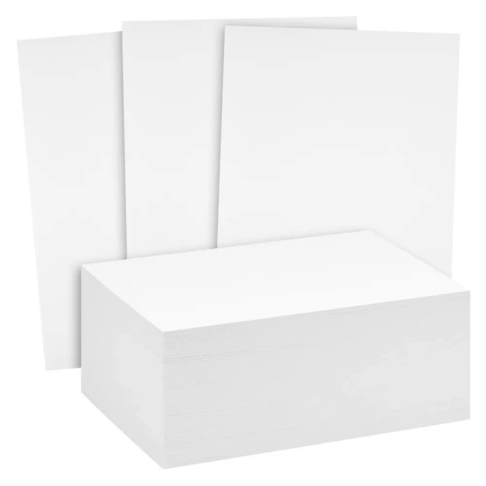 White Cardstock Thick Paper Blank Heavy Weight 110 lb Cover Card