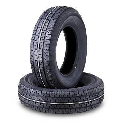 2 HD Free Country Radial Trailer Tire ST205/75R15 10 Ply LR E w/Scuff Guard