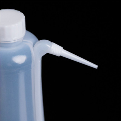 Screw On Tip Plastic Tattoo Washing Lab Squeeze Wash Bottle 500ml Clear White