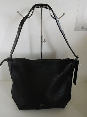 #Fritzi aus Preußen Shopper Tasche ELFI 01 HOBO MEDIUM SADDLE BLACK