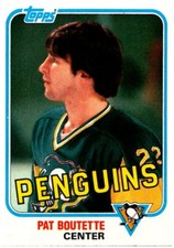 1981-82 Topps #E81 Pat Boutette - FREE SHIPPING!