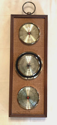 #ad MCM WEATHER STATION TEMP HUMIDITY AND PRESSURE MADE IN W GERMANY $30.00