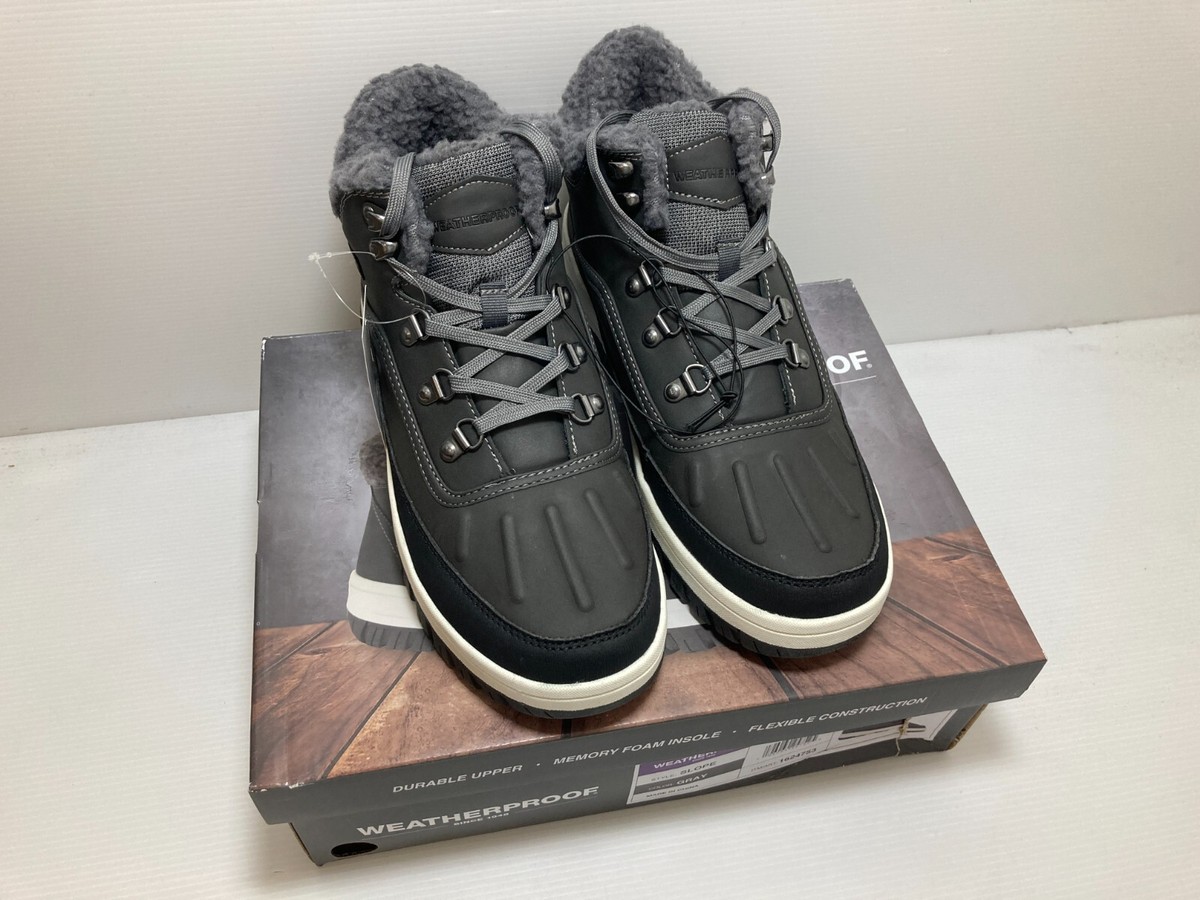 weatherproof sneaker boot