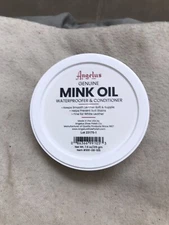 Baseball Softball Glove Leather Conditioner Angelus Mink Paste 7.6 Oz