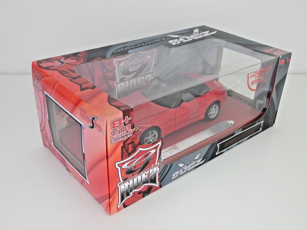 Maisto 1:18 Honda S2000 Red Diecast Model Car Open Top VTEC Engine