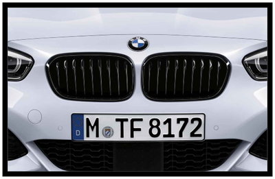 Original BMW M Performance Frontziergitter Set Schwarz 3er F30 F31 F35 