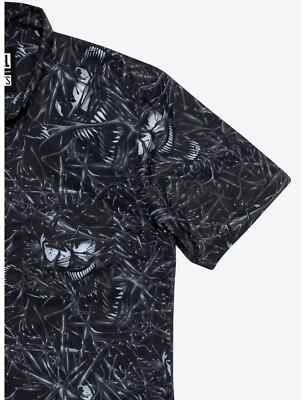 RSVLTS Venom WE ARE VENOM KUNUFLEX Boys Short Sleeve Button Up