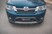 CUP Spoilerlippe Schwarz FüR Fiat Freemont Frontspoiler Spoilerschwert Spoiler