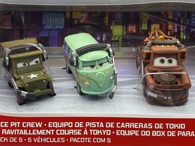 Disney Pixar Cars TOKYO RACE PIT CREW Metal Series 2021 New