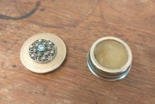 Auvergne Perfume Solid Compact Vintage Has Perfume Inside RARE Massachusetts