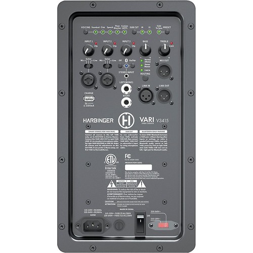 Harbinger VARI V3412 Powered 12" 2-Way Loudspeaker - Picture 3 of 8