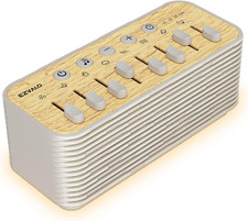 White Noise Sound Machine for Sleep, 255 Natural Sound Combinations, Breathing