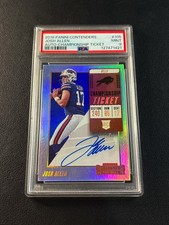 JOSH ALLEN PSA 9 2018 CONTENDERS 105 CHAMPIONSHIP ROOKIE TICKET AUTO 47/49