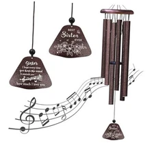 Birthday Gifts 32” Wind Chimes Gift, Birthday Gifts fors, Sis 32inches Sister