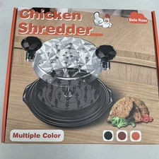 Chicken Shredder Twisting Tool Large Anti-Slip Pork Beef Seafood Vegetables red 