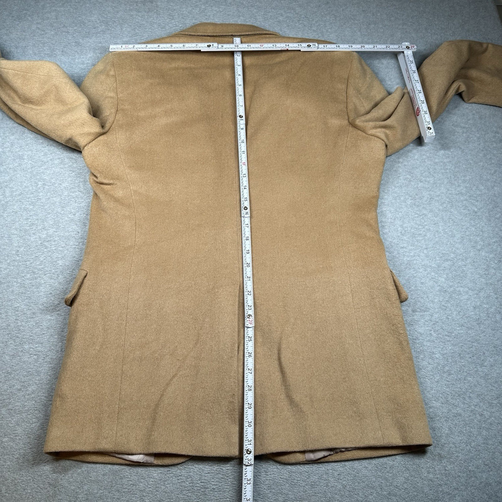 Vintage Embassy Square by Richman Brothers 100% Camel-Hair Blazer 42L Brown