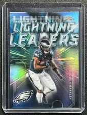SAQUON BARKLEY 2025 TOPPS CHROME #LL-9 LIGHTNING LEADERS SSP EAGLES