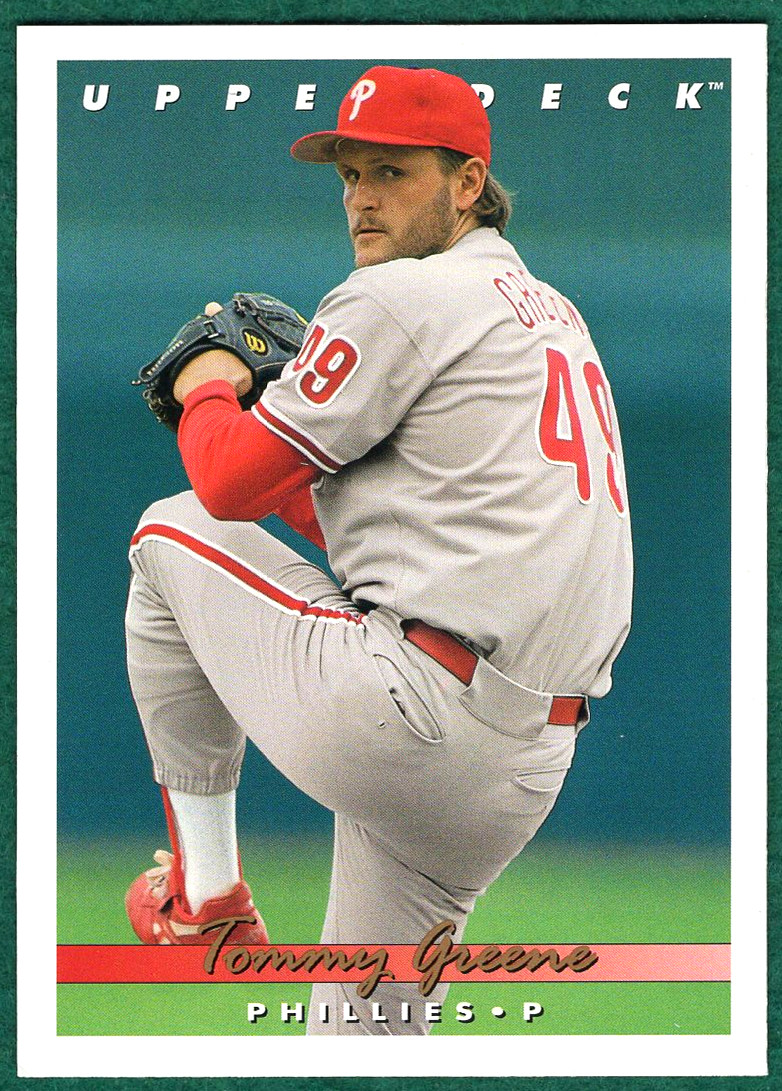 Tommy Greene - 1993 Upper Deck #549 - Philadelphia Phillies Baseball Card